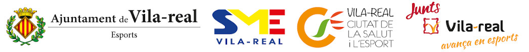Logotipos Ayuntamiento y Servicio de deportes Vila-real